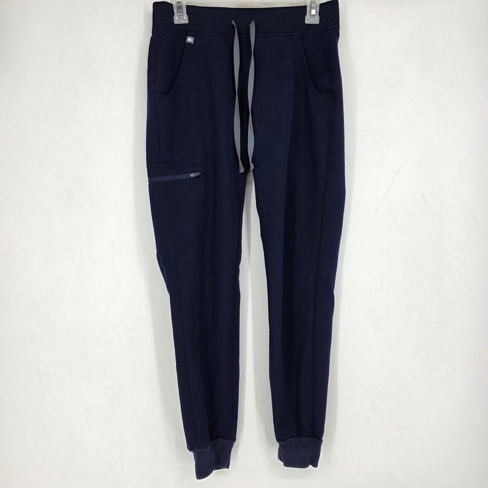 FIGS Pants Womens Extra Small Zamora‎ Jogger Navy Blue Technical Scrub Uniform